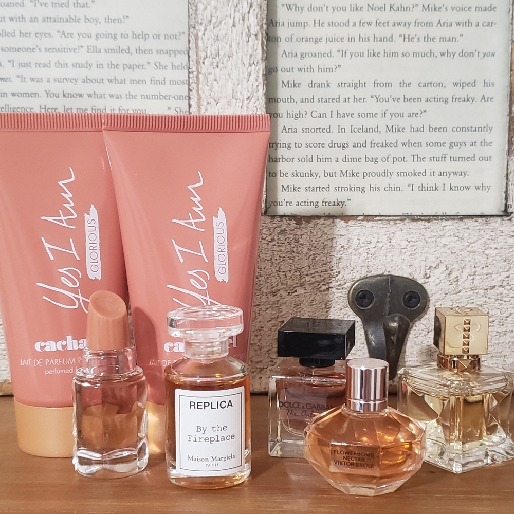 7 pc Designer Fall + Winter Deluxe Travel Perfume Lot Bundle Mini Discovery Set